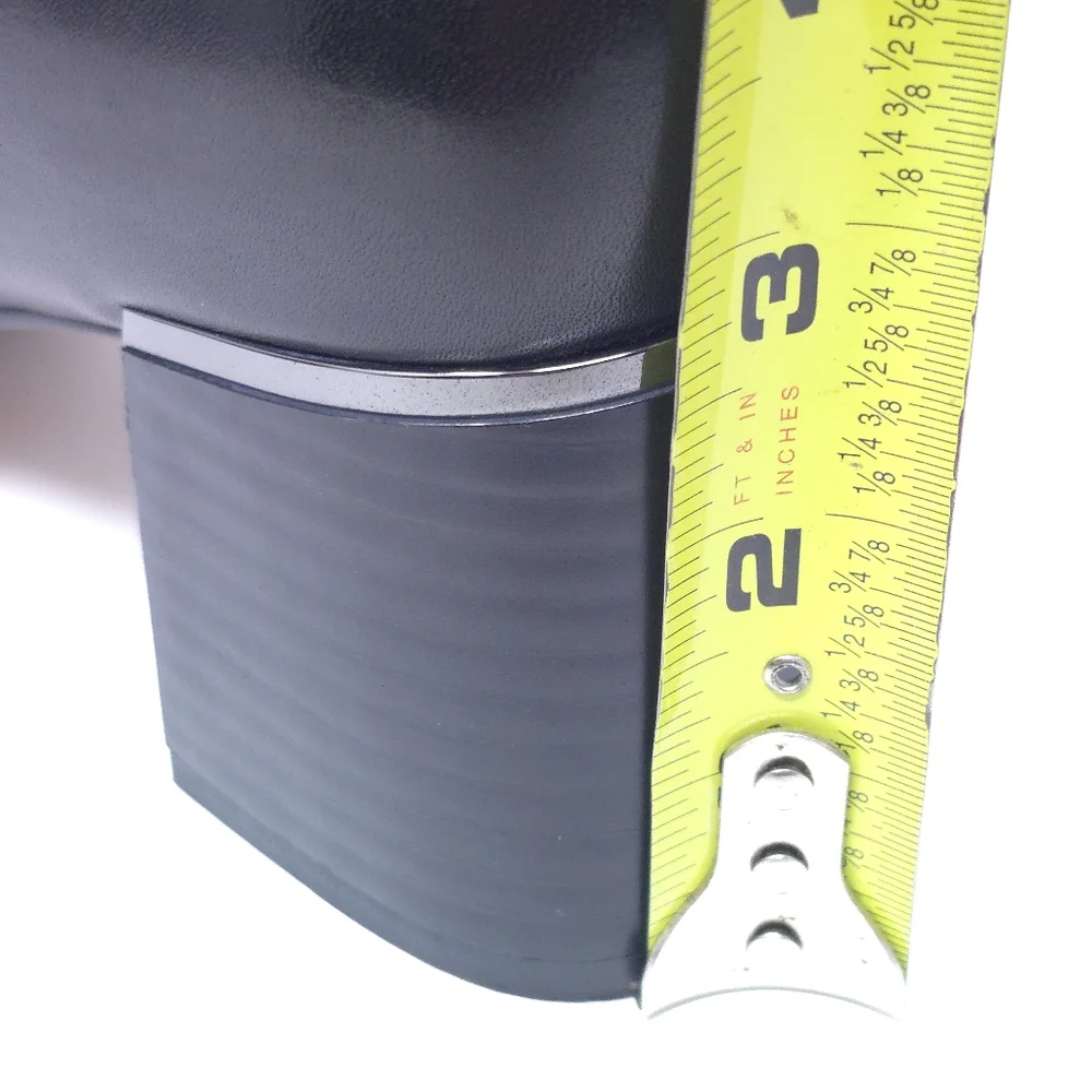 DKNY Ranya Zip Ankle Bootie Black Leather Size 7 Style K3303470 - Picture 8 of 10